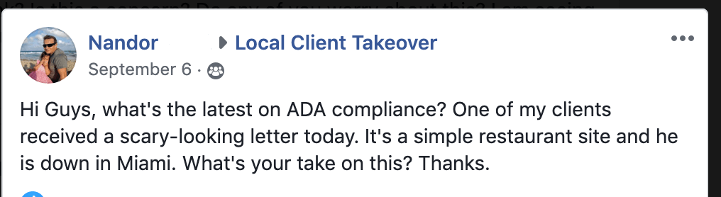Ada Compliant for shops, offices and restaurants